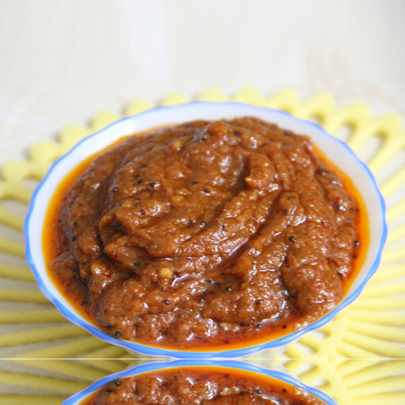 Authentic South Indian ginger pickle made with fresh ginger and spices