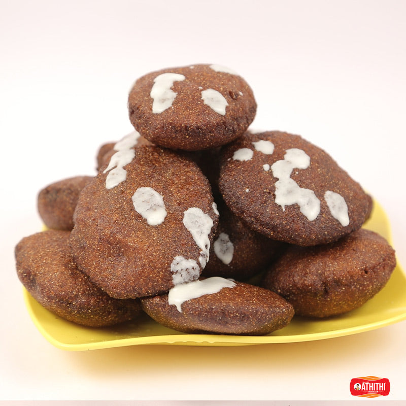 Sajja boorelu millet sweet made with jaggery Andhra dessert
