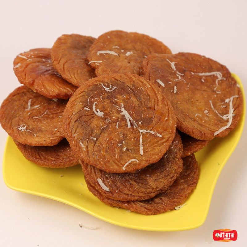 Arisalu gattivi jaggery sweet prepared in Andhra style