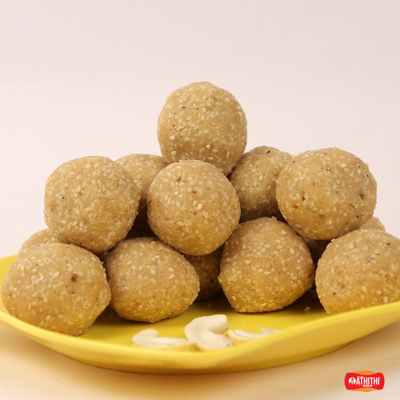 Nuvvundalu laddu made with sesame seeds and jaggery Andhra sweet
