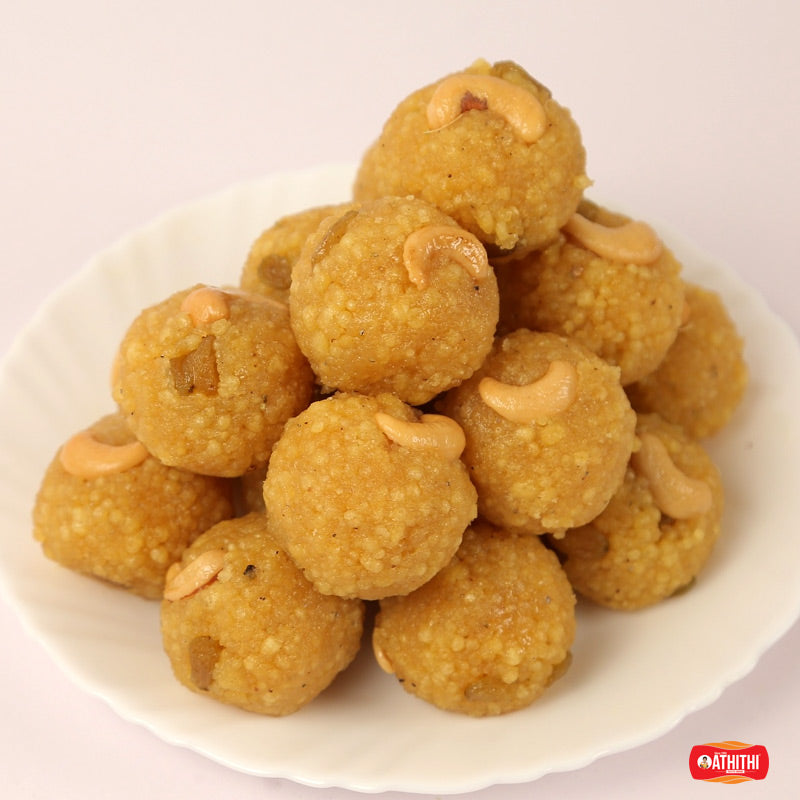 Sanna boondi laddu made with small boondi pearls Indian sweet

