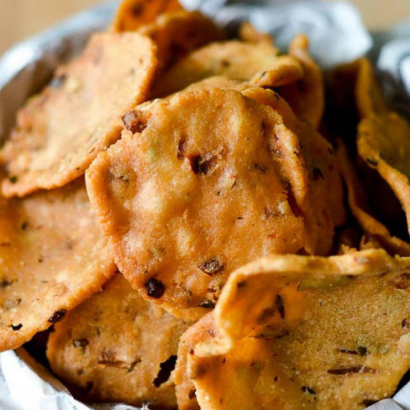 Crispy green chilli chakkalu | traditional Andhra spicy snack

