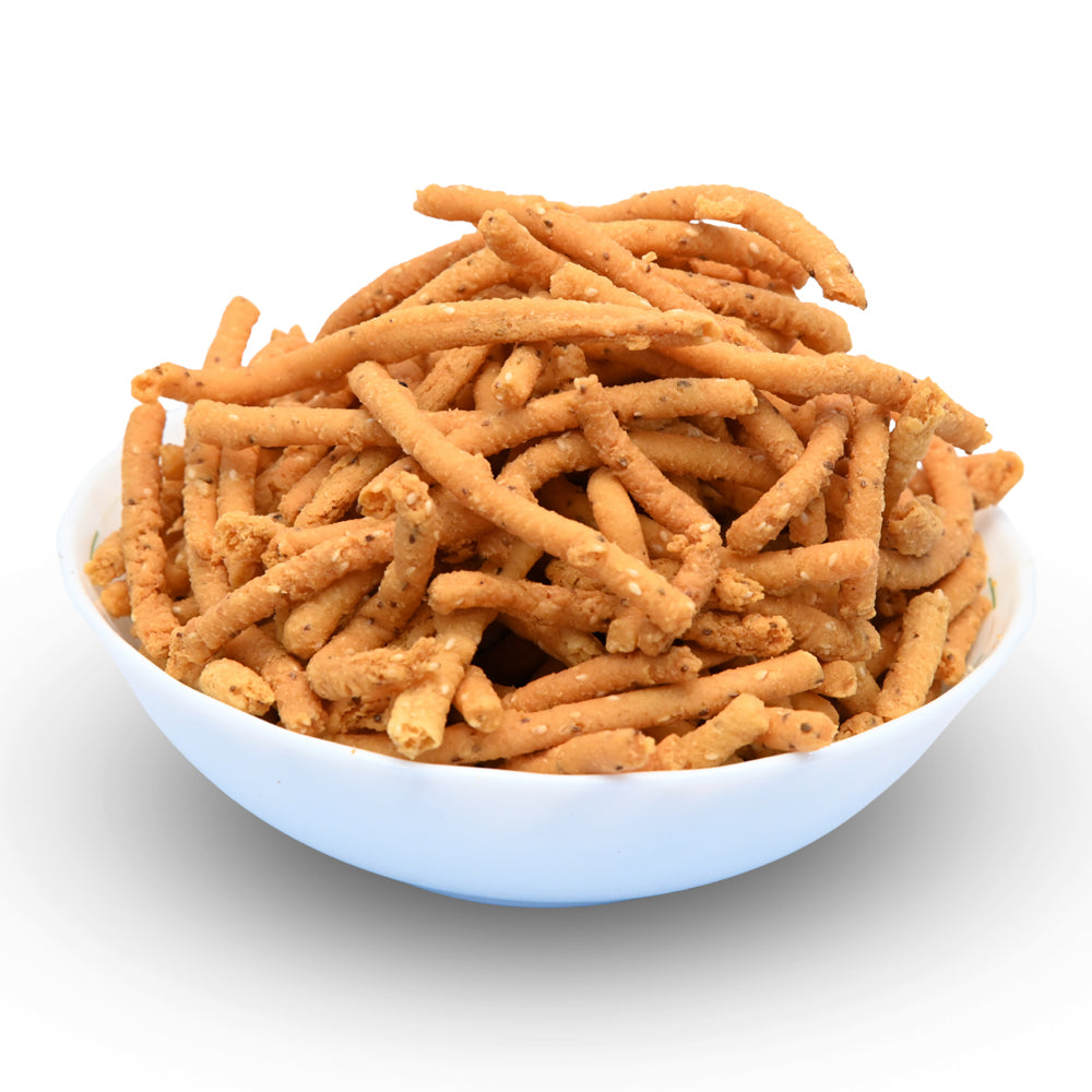 Crispy murukulu snack made with rice flour and spices traditional Andhra snack
