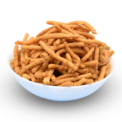 Crispy murukulu snack made with rice flour and spices traditional Andhra snack
