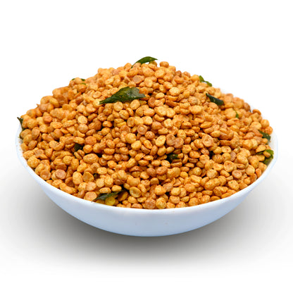 Sanagapappu fry roasted chana dal snack crispy Andhra snack
