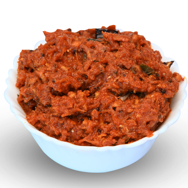 Athithi Mamidi Allam Pickle in a bowl